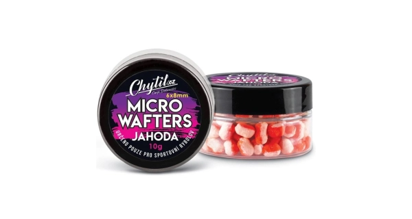 CHYTIL - Micro Wafters 6x8 mm 10 g Jahoda
