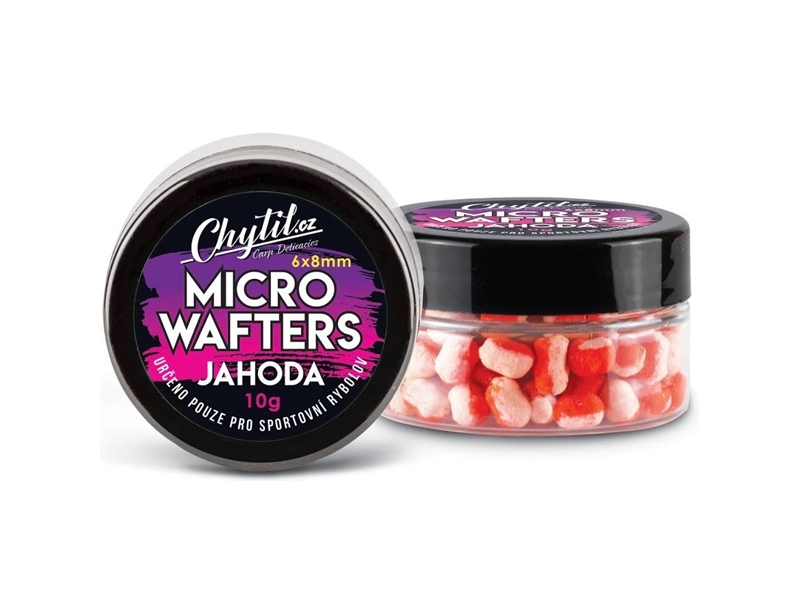 CHYTIL - Micro Wafters 6x8 mm 10 g Jahoda