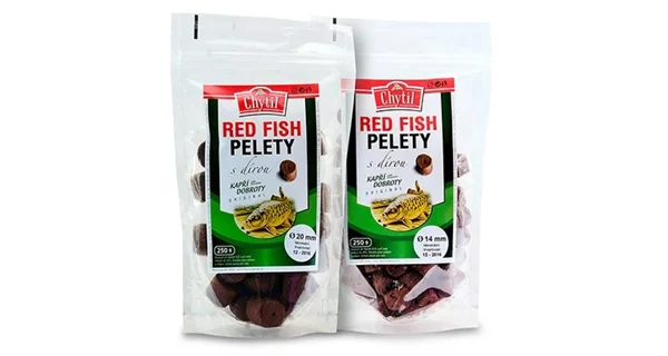 CHYTIL - Pelety s dírou Red Fish 14 mm 250 g