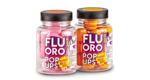 CHYTIL - Plovoucí boilie Fluoro Pop Up 20 mm 45 g Česnek Pepř