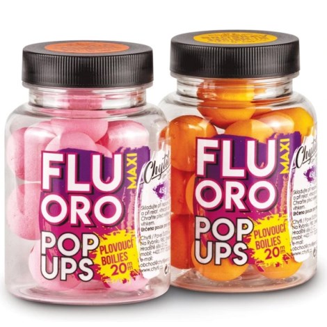 CHYTIL - Plovoucí boilie Fluoro Pop Up 20 mm 45 g Česnek Pepř