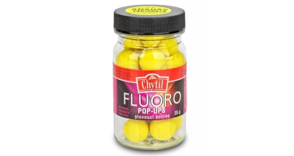 CHYTIL - Plovoucí boilie Fluoro Pop Up 35 g 15 mm Ananas