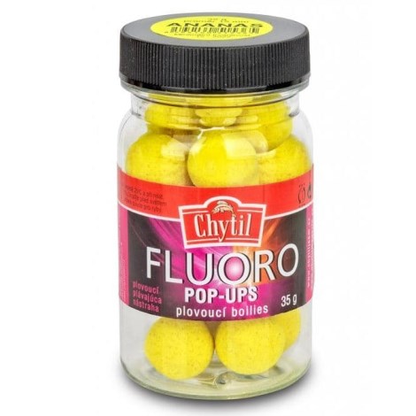 CHYTIL - Plovoucí boilie Fluoro Pop Up 35 g 15 mm Ananas