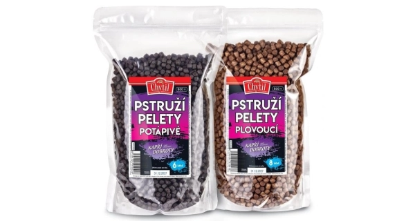 CHYTIL - Pstruží pelety potápivé 800 g 6 mm