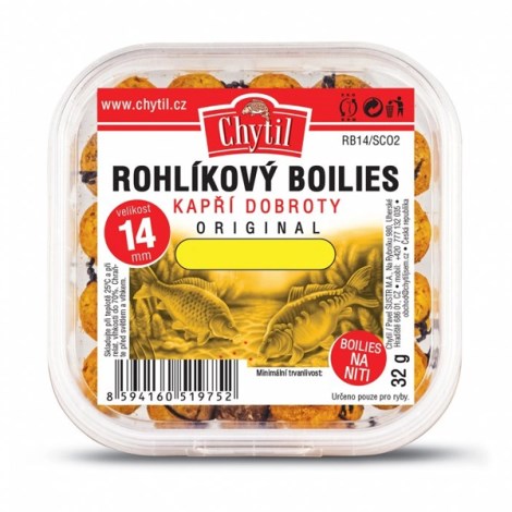 CHYTIL - Rohlíkový boilies 14 mm 32 g Vanilka