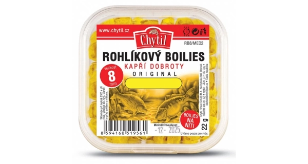 CHYTIL - Rohlíkový boilies 8 mm 22 g Robin Red