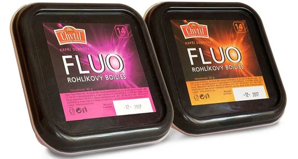 CHYTIL - Rohlíkový boilies Fluo 14 mm 35 g Scopex koření