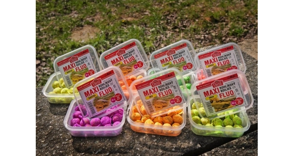 CHYTIL - Rohlíkový boilies Maxi Fluo 20 mm 65 g Vanilka