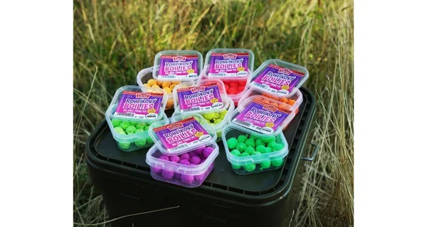 CHYTIL - Rohlíkový boilies na EKO trnu Fluo 14 mm 35 g Med