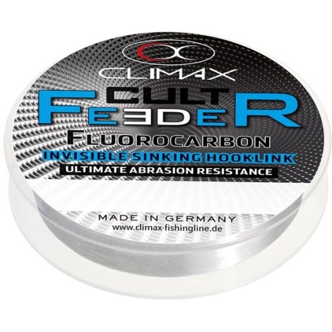 CLIMAX - Návazcový silon CULT Feeder Fluorocarbon 25 m 0,14 mm 1,9 kg