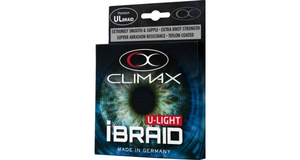 CLIMAX - Pletená Šňůra iBraid U-Light Neon 135 m 0,1 mm 7,5 kg zelená