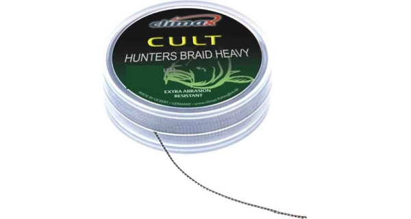 CLIMAX - Potápivá šňůra Hunters Braid Heavy Weed 14,5 kg 20 m
