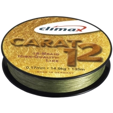 CLIMAX - Přívlačová šňůra Carat 12 oliva 135 m 135 m 0,13 mm / 9,5 kg