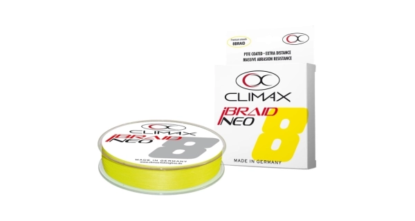 CLIMAX - Přívlačová šňůra iBraid Neo Fluo Yellow 0,20 mm 17,9 kg 135 m