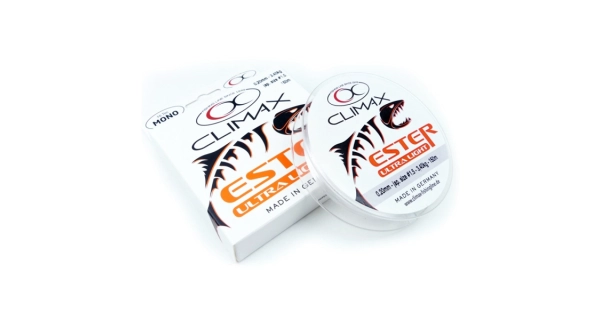 CLIMAX - Přívlačový silon Ester Japan Ultra Light Transparent 0,10 mm 1 kg 150 m