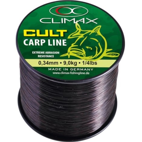 CLIMAX - Silon Cult Carp Line Black 0,28 mm 6,1 kg 1500 m