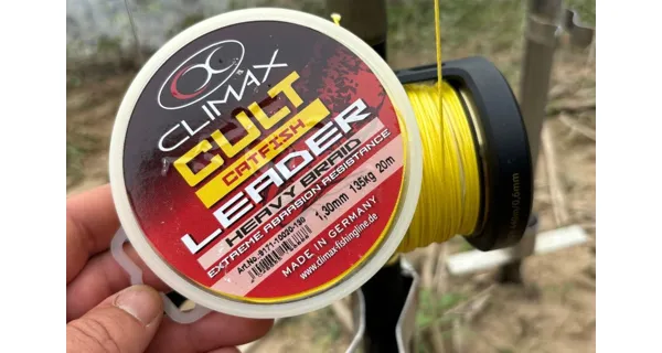 CLIMAX - Šňůra Cult Catfish 1,3 mm 135 kg 20 m Žlutá