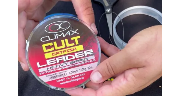 CLIMAX - Šňůra Cult Catfish 1,3 mm 135 kg 20 m Žlutá
