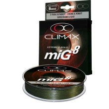 CLIMAX - Šňůra miG 8 Braid Olive SB 135 m 0,08 mm/6,5 kg