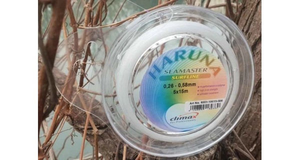 CLIMAX - Ujímaný silon Haruna Surf 0,26 mm-0,58 mm 5 x 15 m