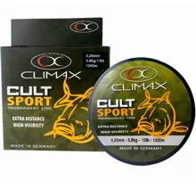 CLIMAX - Vlasec Cult Sport Mono 0,30 mm 8,3 kg 1000 m Fluo žlutá