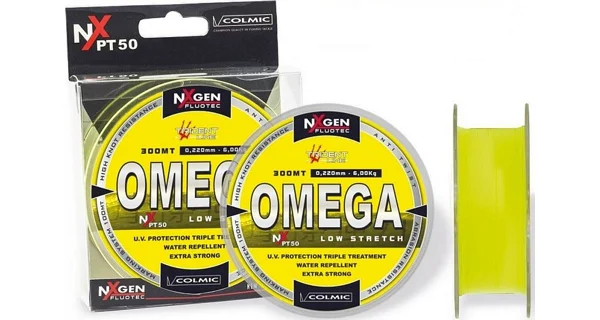 COLMIC - Vlasec Omega Fluo žlutý 300 m 0,20 mm