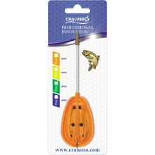 CRALUSSO - Košík + plnící forma Rocket Method oranžový 50 g