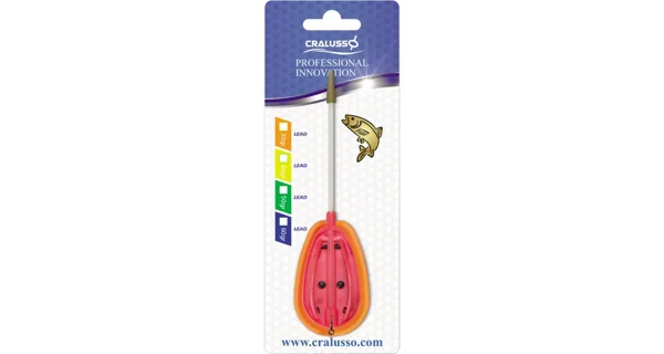 CRALUSSO - Košík + plnící forma Rocket Method růžový 50 g