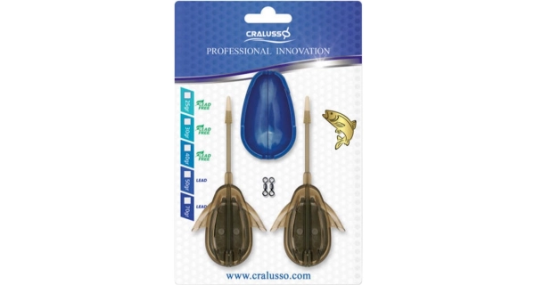 CRALUSSO - Krmítko Method Double Chance 40 g 2+1