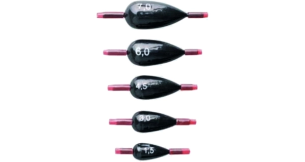 CRALUSSO - Olovo ve tvaru slzy Drop Lead 1,5 g 5 ks