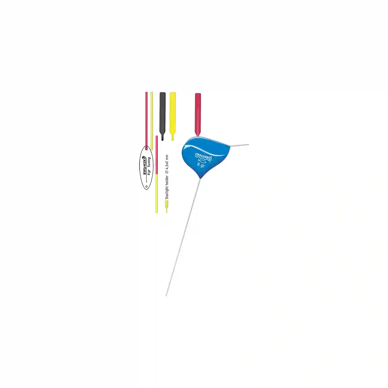 CRALUSSO CRALUSSO - Splávek Torpedo Tuning 8 g