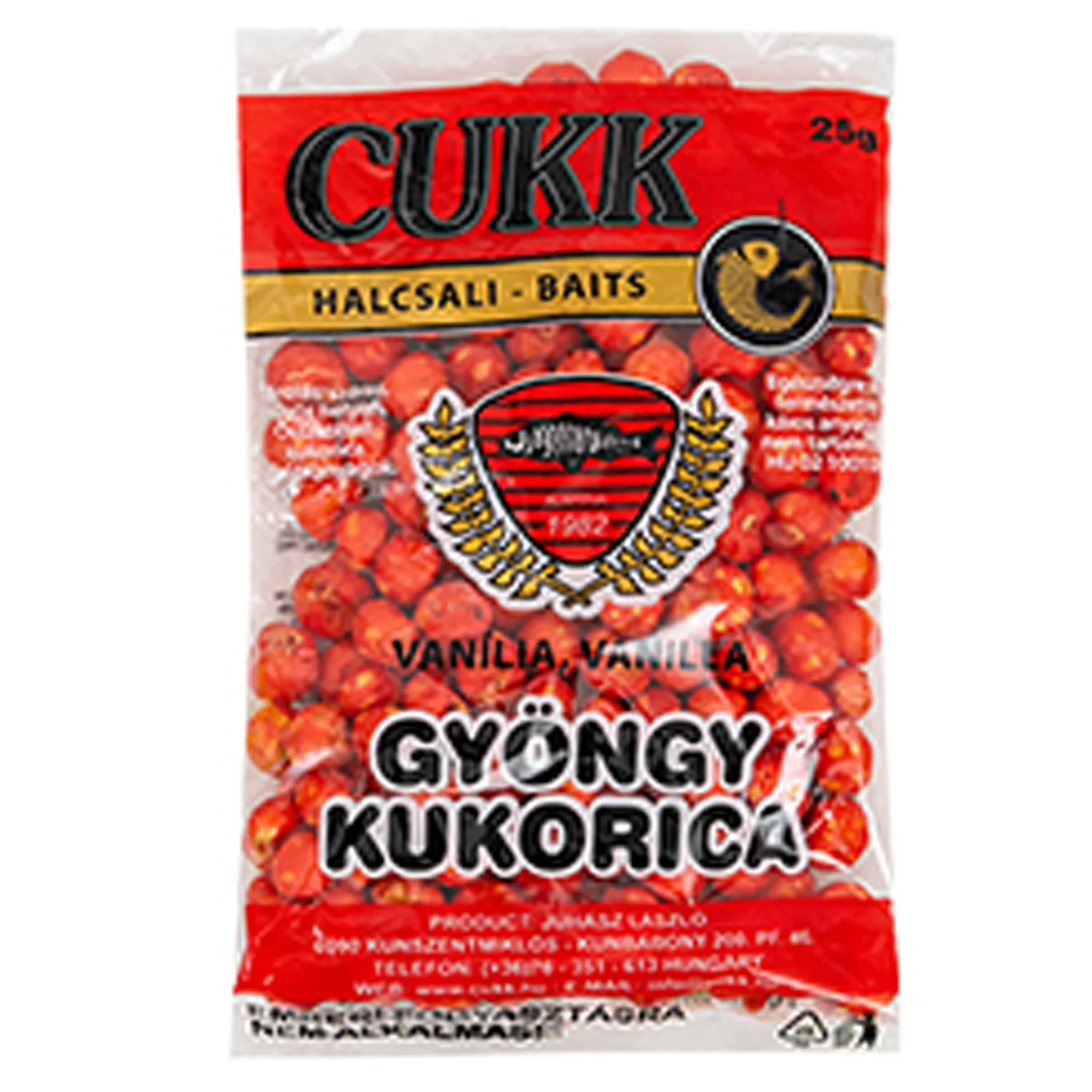 CUKK CUKK - Foukaná kukuřice Velká Červená 25 g Vanilka