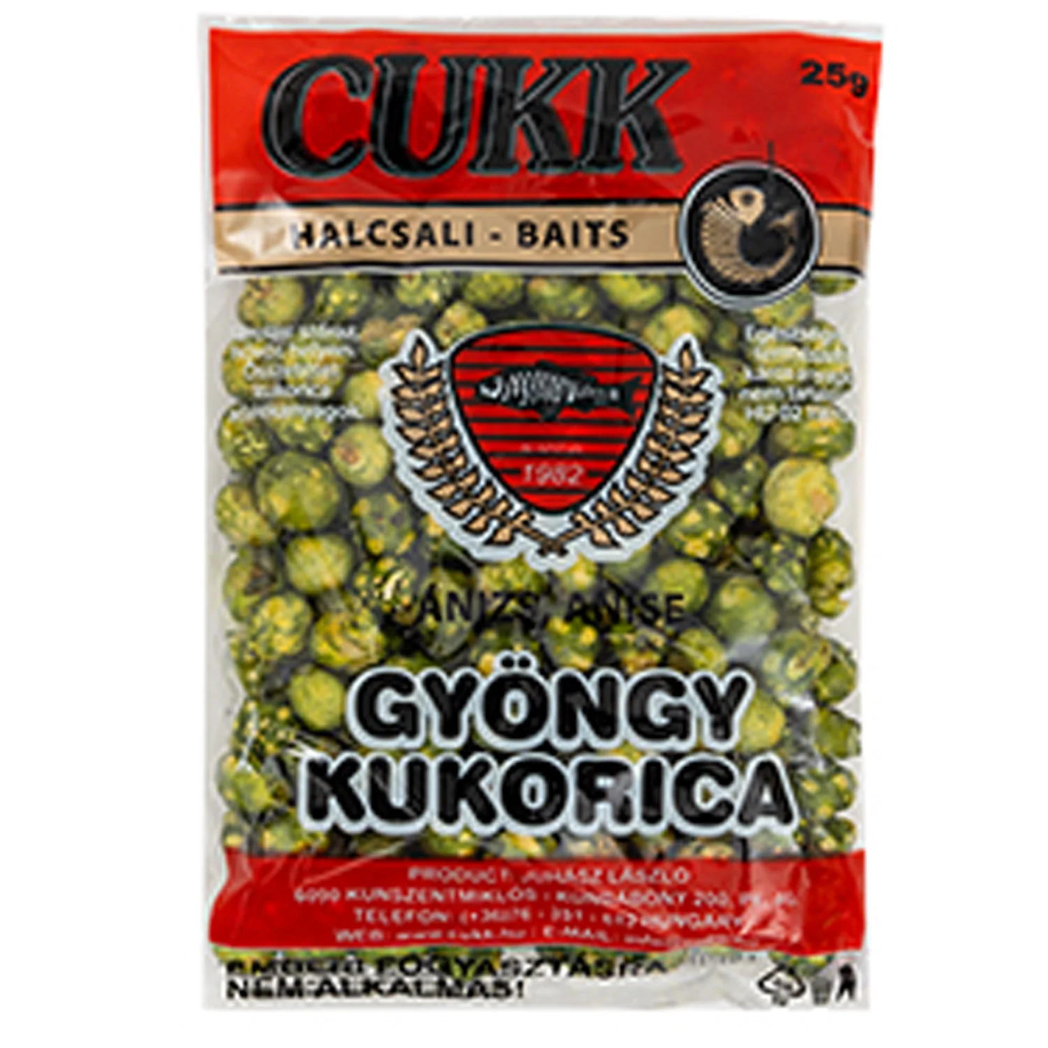 CUKK CUKK - Foukaná kukuřice Velká Zelená 25 g Anýz