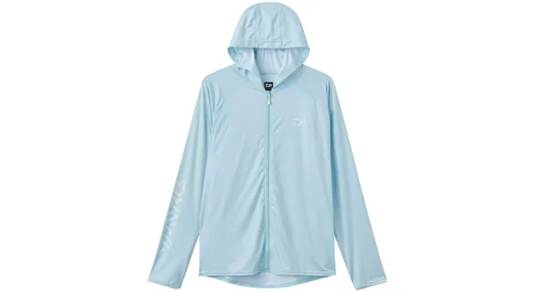 DAIWA - Funkční Triko Hoodie Rash Guard Full Zip Iceblue UPF40 vel. L