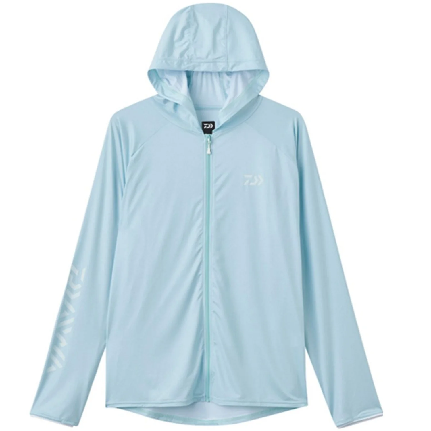 DAIWA - Funkční Triko Hoodie Rash Guard Full Zip Iceblue UPF40 vel. M