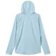 DAIWA - Funkční Triko Hoodie Rash Guard Full Zip Iceblue UPF40 vel. XL