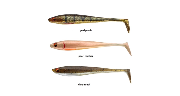 DAIWA - Gumová nástraha Prorex DuckFin Nature Mix 13 cm 5 ks