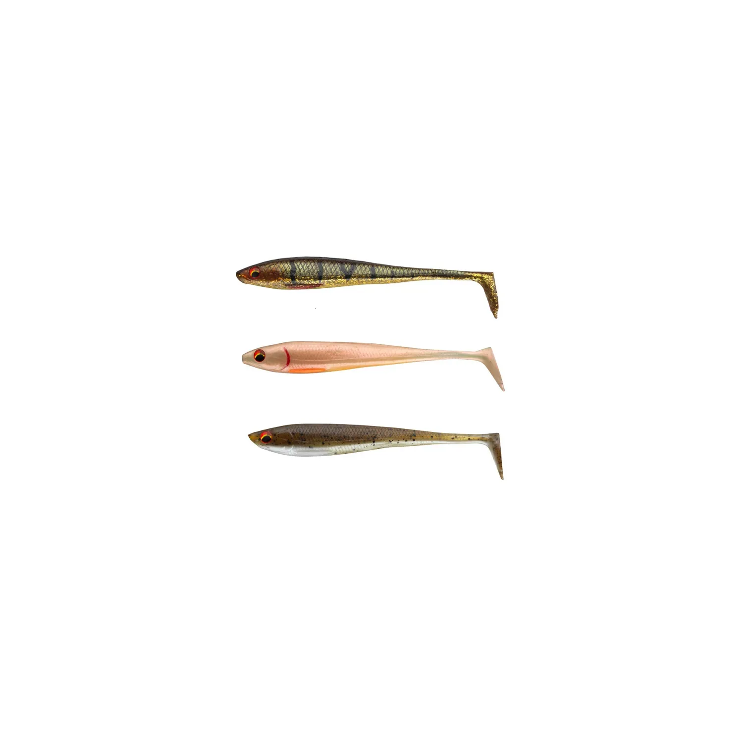 DAIWA DAIWA - Gumová nástraha Prorex DuckFin Nature Mix 9 ks 6 cm