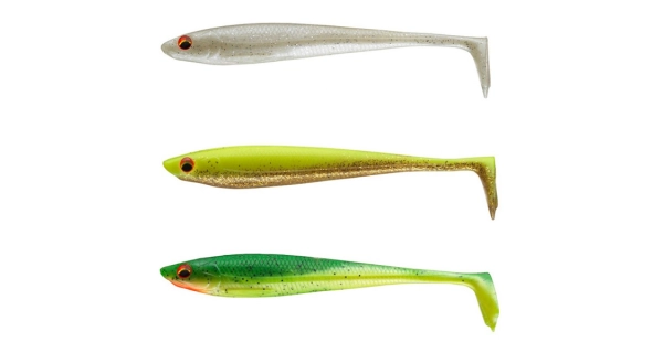 DAIWA - Gumová nástraha Prorex DuckFin UV Mix 9 cm 7 ks