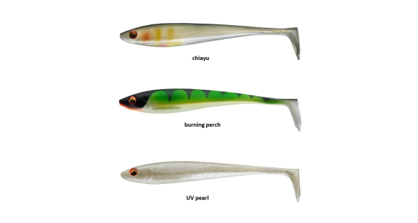 DAIWA - Gumová nástraha Prorex DuckFin UV Nature Mix 9 cm 7 ks