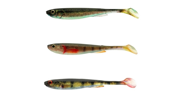 DAIWA - Gumová nástraha Prorex Real Slim Shady Live Color Set Mix Color 10,5 cm 32 g 4 ks