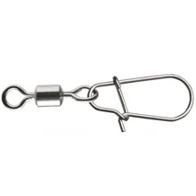 DAIWA - Karabinka s obratlíkem Tournament D-Snap Swiwel D vel. 4 32 kg 7 ks