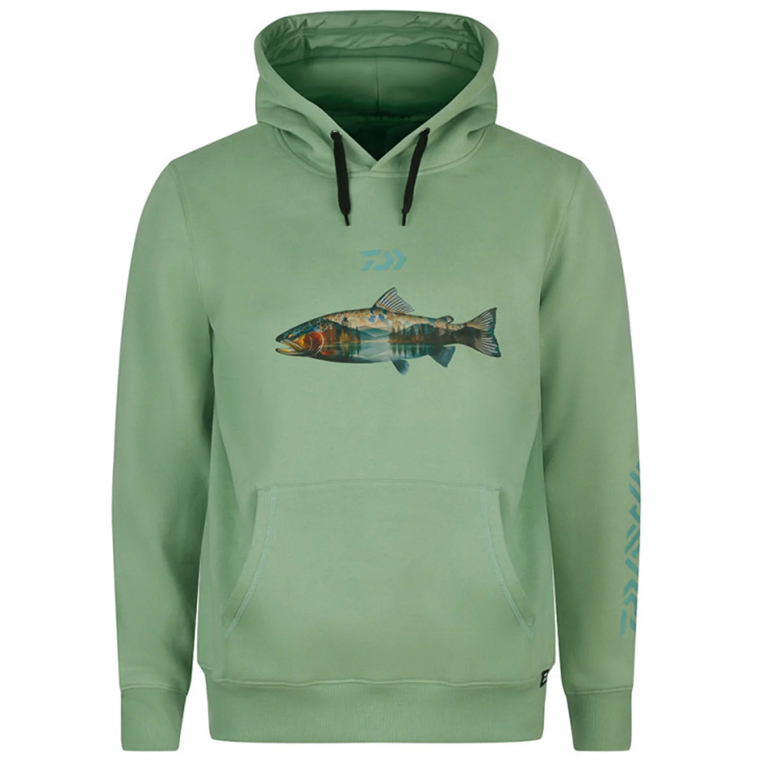 DAIWA DAIWA - Mikina Hoodie Trout vel. 2XL
