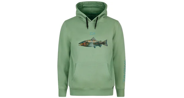 DAIWA - Mikina Hoodie Trout vel. L