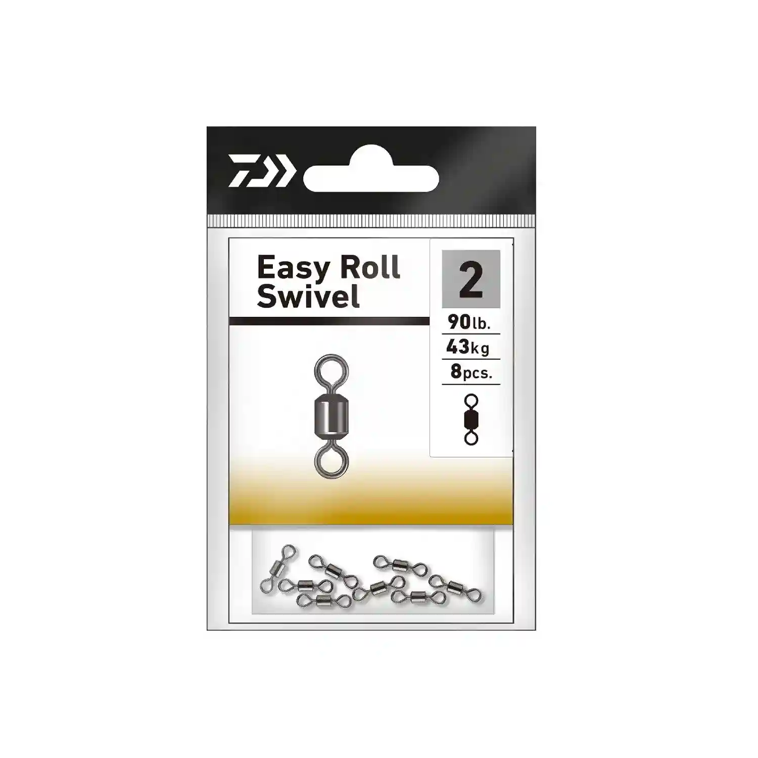 DAIWA - Obratlík Easy Roll Swivel vel. 6 30 kg 8 ks