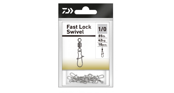 DAIWA - Obratlík Fast Lock Swivel vel. 1/0