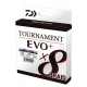 DAIWA - Pletená šňůra Tournament X8 Braid Evo+ Multi-Color 0,20 mm 18 kg 300 m