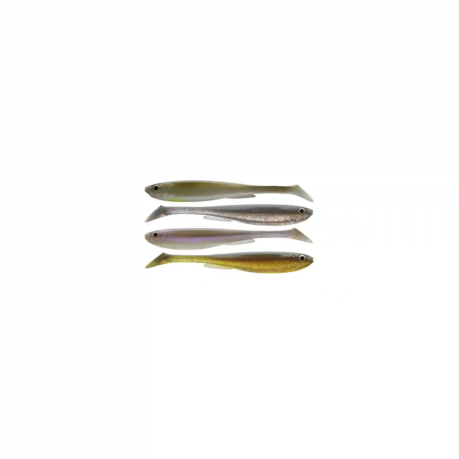 DAIWA DAIWA - Sada gumových nástrah Prorex Slim Shady Nature Set 10,5 cm 8 g 4 ks