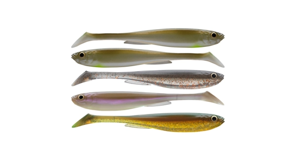 DAIWA - Sada gumových nástrah Prorex Slim Shady Nature Set 7,5 cm 3,3 g 5 ks
