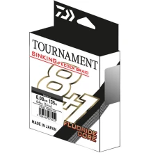DAIWA - Splétaná šňůra Tournament Sinking Feeder Braid Steel Grey 8+1 0,14 mm 135 m